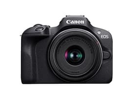 Canon EOS R100 Mirrorless Camera RF-S18-45mm F4.5-6.3 is STM Lens Kit, 24.1 Megapixel CMOS (APS-C) Sensor, 4K Video, Wi-Fi & Bluetooth, Beginner Photographers and Creators, Digital Camera, Black
